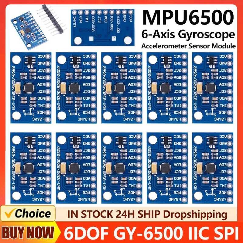 MPU6500 โมดูลเซ็นเซอร์ 6-Axis Gyroscope Accelerometer แทนที่ MPU6050 GY-6500 6-axis Gyro Accelerator