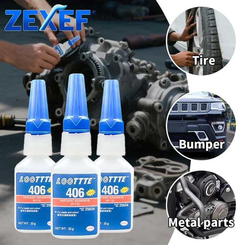 กาวยึดติด ZEXEF แห้งเร็ว 401 406 495 460 496 กาวแข็งแรง ทนความร้อนสูง สำหรับ M