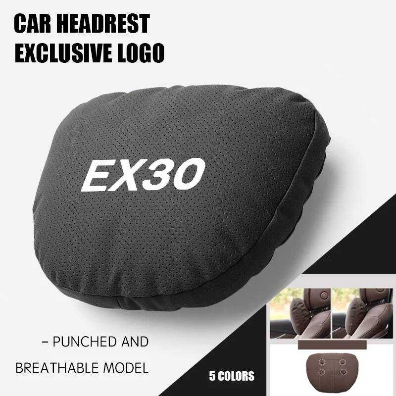 สําหรับ voo EX30 EX 30 เสื่อเก็บกรณีกุญแจอุปกรณ์ปรับแต่งพนักพิงศีรษะสนับสนุนที่นั่ง Class นุ่มรถคอหม