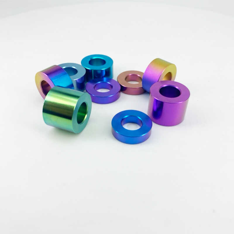 ▲ บูช M10สเปเซอร์ไทเทเนียมเบรคกล้ามปูรถจักรยานยนต์ GR5/TC4 5มม. 10มม. 15มม.