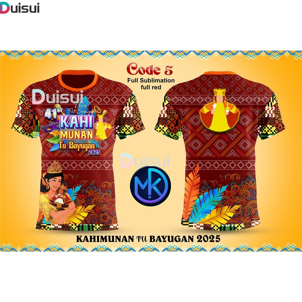 KAHIMUNAN TU BAYUGAN 2025 JERSEY DRYFIT SHIRT - FULL SUBLIMATION SHIRT สําหรับผู้ชายและผู้หญิง UNISE