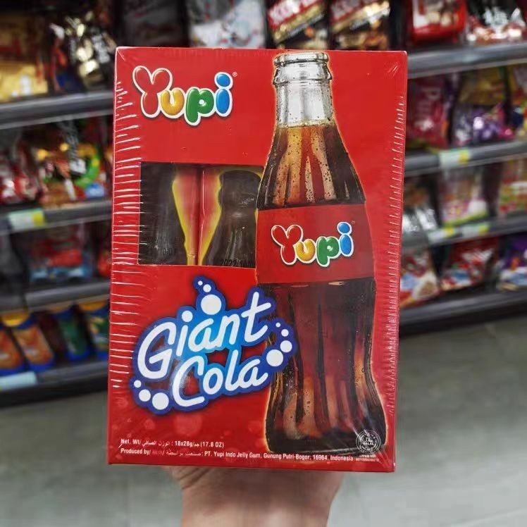 Nikko Internet Celebrity Hotpot Yupi Gummy Hotdog Cola Shape Gummies QQ Candy Super Big Fudge