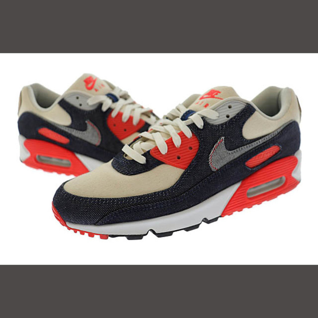 Nike x Denham Air Max 90 Infra Red CU1646-400  Direct from Japan Secondhand