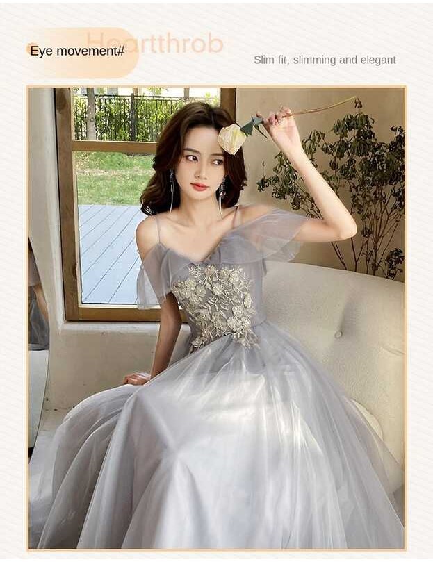 ❤ Alisa Sonya ผู้หญิง Organza งานเลี้ยงอาหารค่ำอย่างเป็นทา