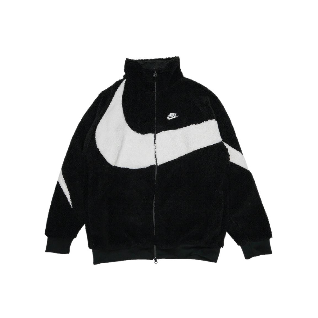 ♞,♘,♙Nike Big Swoosh Reversible Boa Jacket พร้อมส่ง แท้ 100%