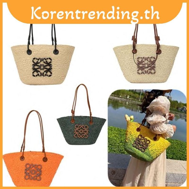 Boho Straw Tote Bag Handcrafted Rattan Bag Urban Minimalist Top Open Fashion