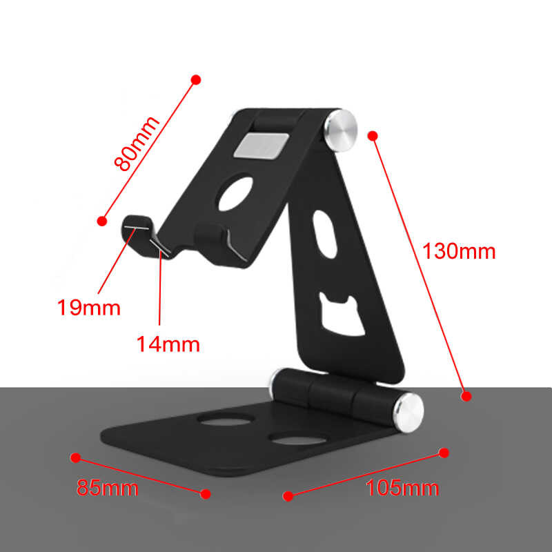UPERFECT โทรศัพทมือถือเดสกท็อปจอแสดงผล LCD ขาตั้งแบบพกพา