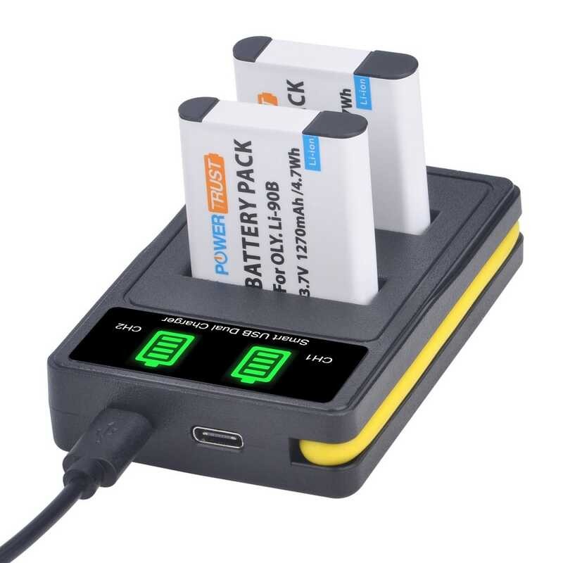 DB-110 a Battery Dual Charger for RICOH m15, THETA S/ SC/ SC2,THETA V / Z1 360 Spherical Camera,G