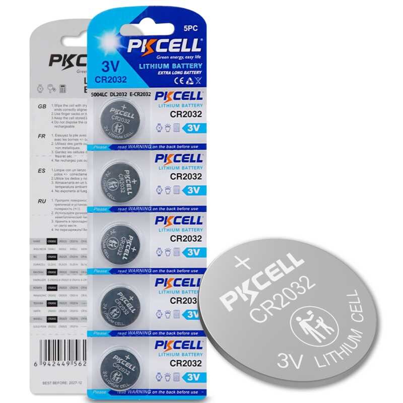 50Pcs/10 4E5 Pkcellแบตเตอรี่ 3V Dl2032 Ecr2032 Cr2032 CR 2032 แบตเตอรี่ลิ