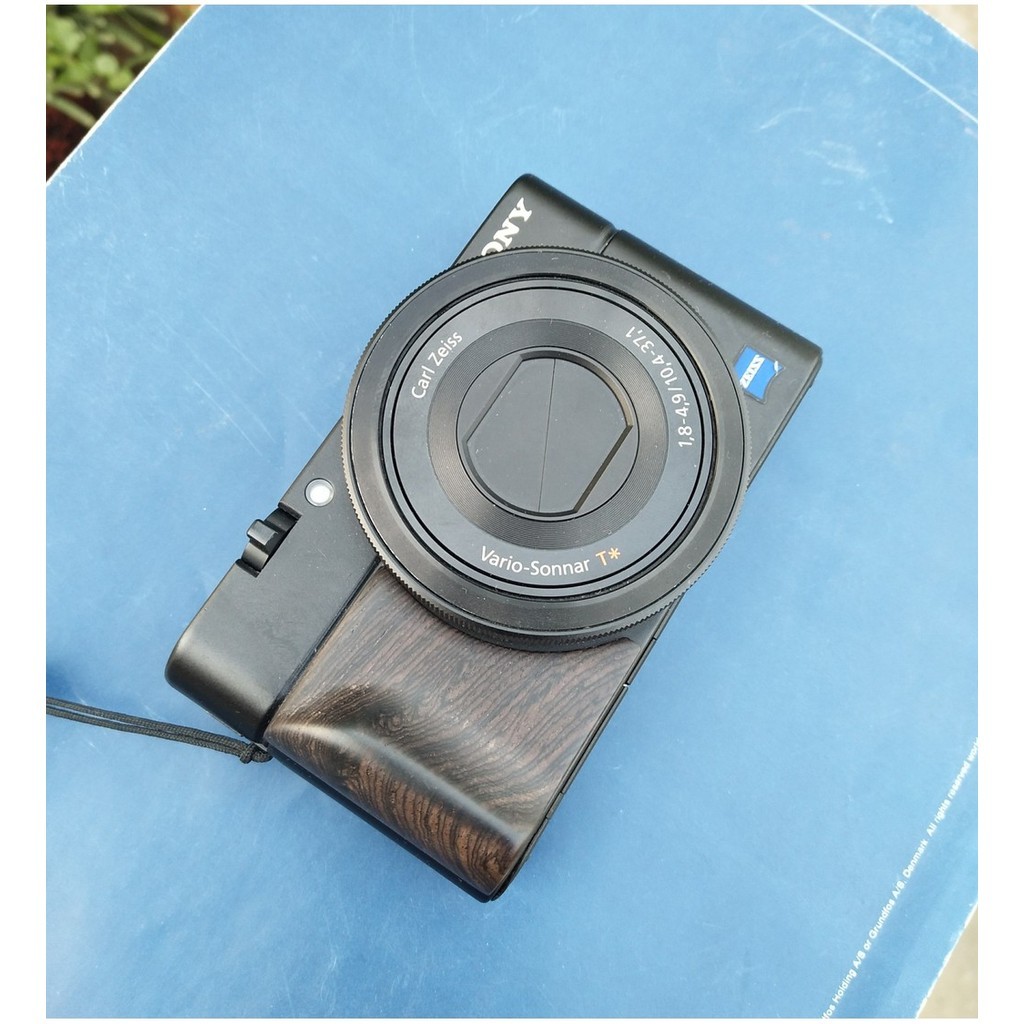 ไม้เนื้อแข็ง Sony Rx100 การ์ดสีดํา Handle RX100M5 M4 M3 Handle Rx100 Rx100m2 Rx100m6