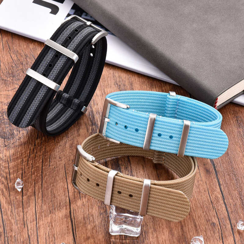 Nylon Fabric Watch Band Nylon Strap Nato Watch Strap 18Mm 20Mm 22Mm Strap Bracelet Strap Band NATO