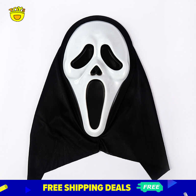 Scream Halloween Ghost Face Scream Horror F Plastic Ghost Festival