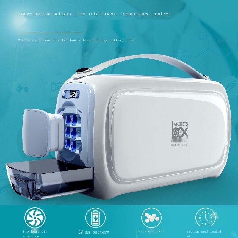 Rechargeable Insulin Refrigeration Box Portable Auxin Medicine Special Home Car Mini Small Refriger