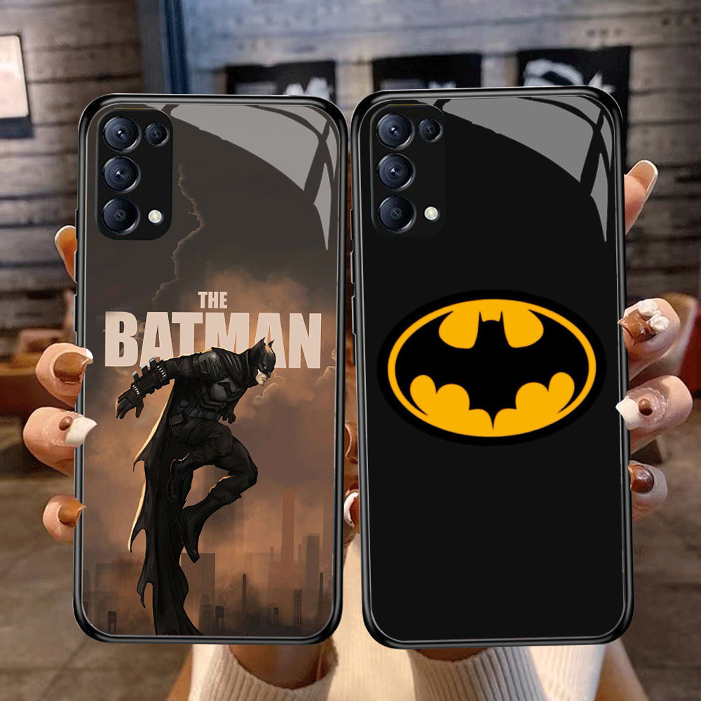 DF-61 อะนิเมะ Batman TPU HD แก้วสําหรับ OPPO Reno 6Z 6 5 4 3 A91 F15