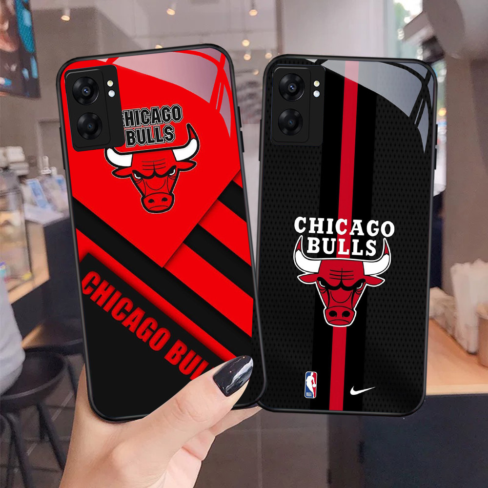 NC-17 Chicago Bulls แก้วสําหรับ OPPO A57 A77S A17 A36 A77 A57S A76 A96 Realme C30S C55 C33 C30 C67