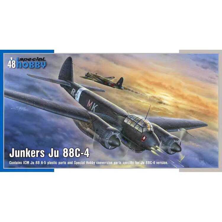 งานอดิเรกพิเศษ SH48177 1/48 เครื่องบินรบกลางคืน Junkers Ju 88C-4