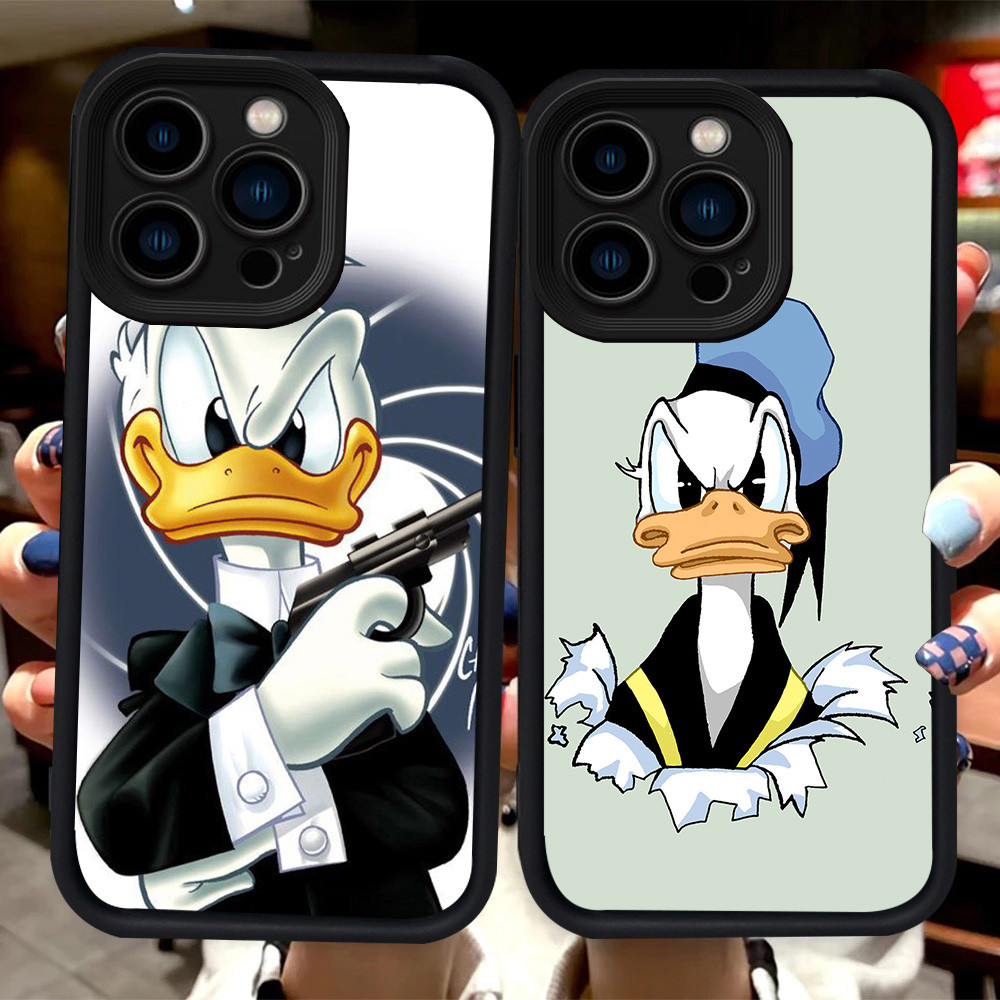 H128 เคสโดนัลด์ดั๊กสําหรับ iPhone 11 8 7 14 12 13 Pro Max Plus