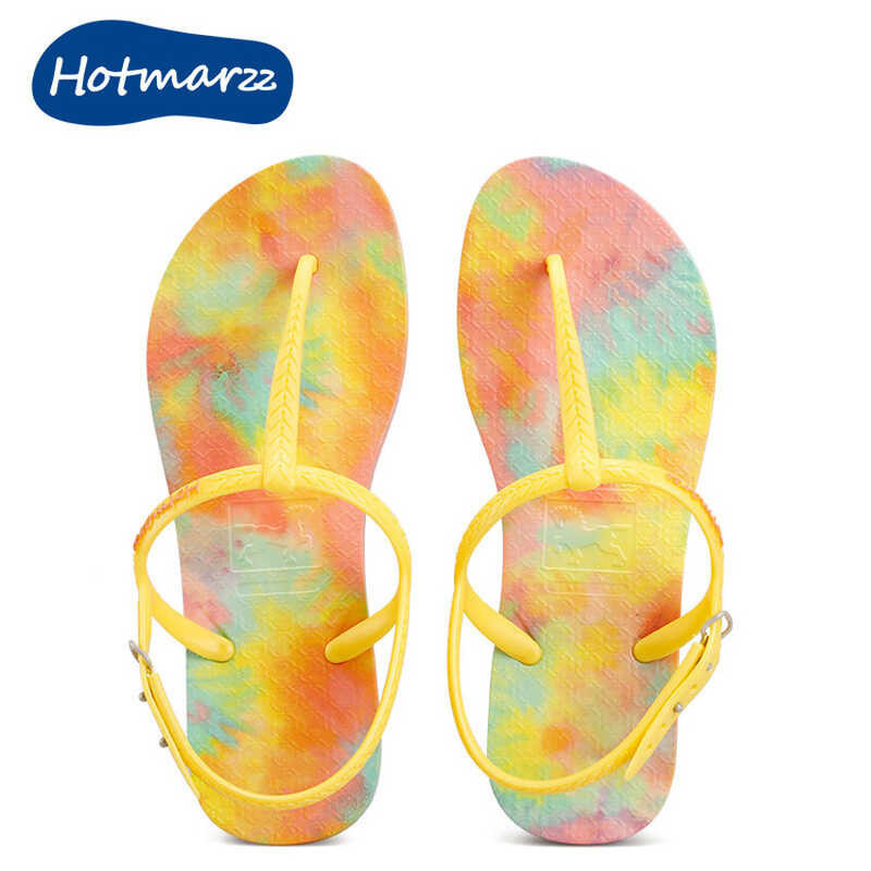 Fashion Hotmarzz Personality Sandals Indoor Home Flip-Flops Beach Non-Slip Slippers Hm0605