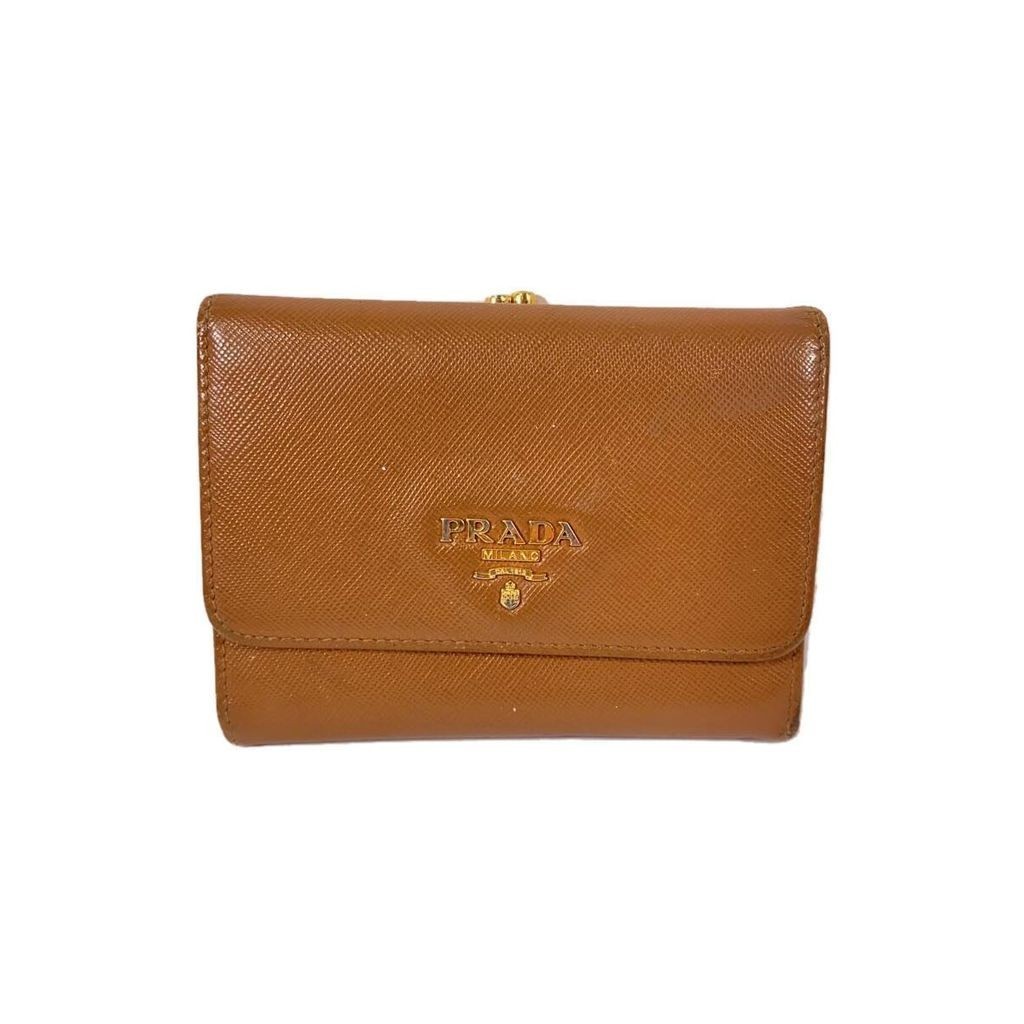 Prada Wallet Womens Camel ส่งตรงจากญี่ปุ่น มือสอง
