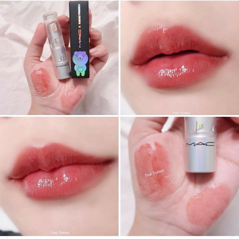 แท้ ลิป MAC Glow Play Lip Balm สี Rouge Awakening (สีที่ลิซ่าใช้)