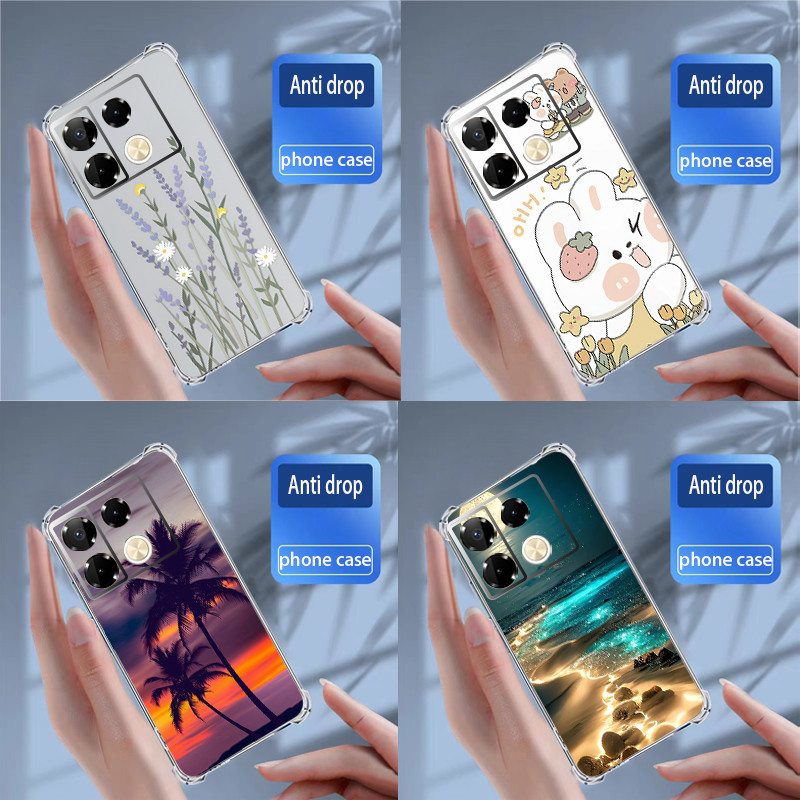 เคสสําหรับ infinix Note 40 Pro 5G Soft Silicone TPU Casing เคสโทรศัพท์ Cover