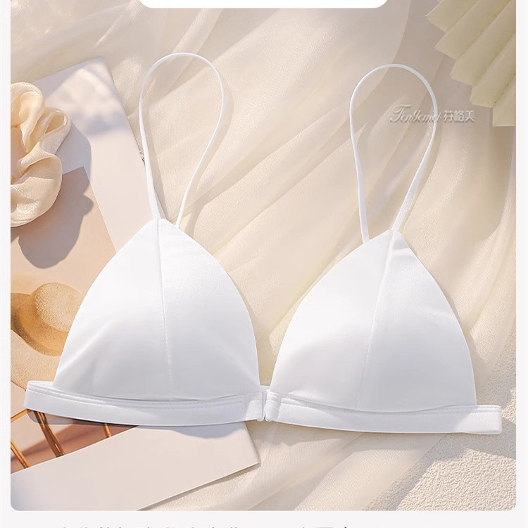 3 สีเบาะนุ่มไม่มีรอยต่อผู้หญิงชุดชั้นในปิดด้านหน้าสาวเซ็กซี่ Bra Comfort ไร้สาย Push up ชุดชั้นใน ราคา ถูกที่สุด ดีลบีเคเค แกลเลอรีภาพที่ 8