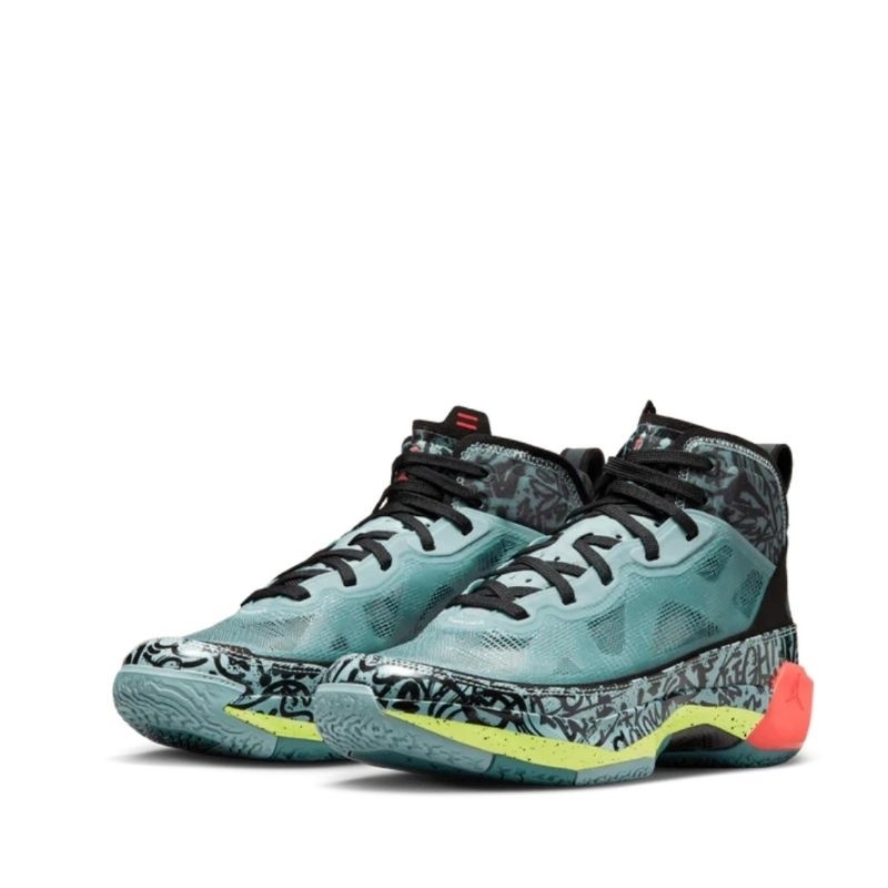 ฟิกเกอร์ Nike Air Jordan XXXVII PF รองเท้าบาสเกตบอล ลิขสิทธิ์แท้ กล่องป้ายครบ jordan37