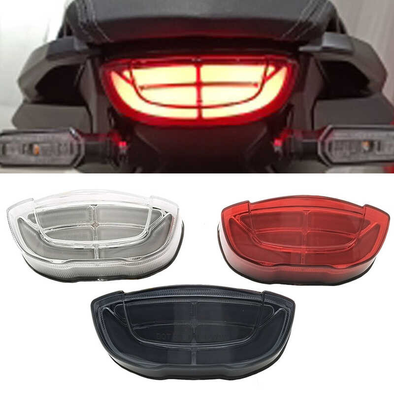 E-Mark D06 รถจักรยานยนต์ Led ไฟท้ายแบบบูรณาการไฟท้ายเบร