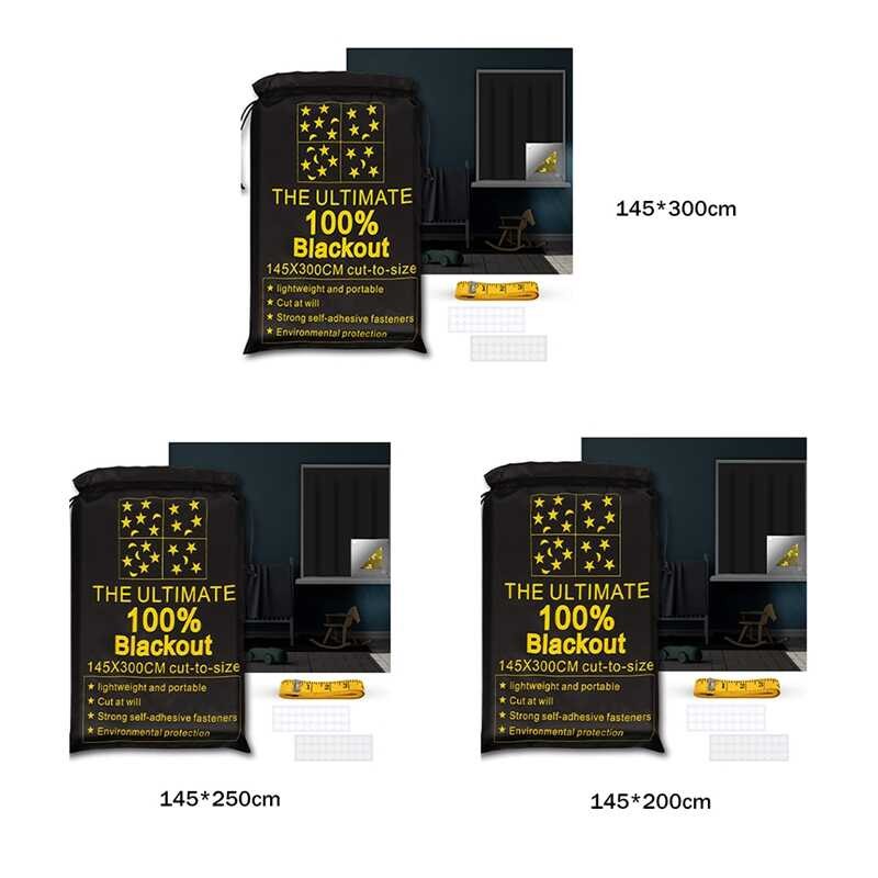 ❥ Shades Portable Travel Window Curtains Temporary Blackout Bds For Baby Bedroom/Dorm/Office