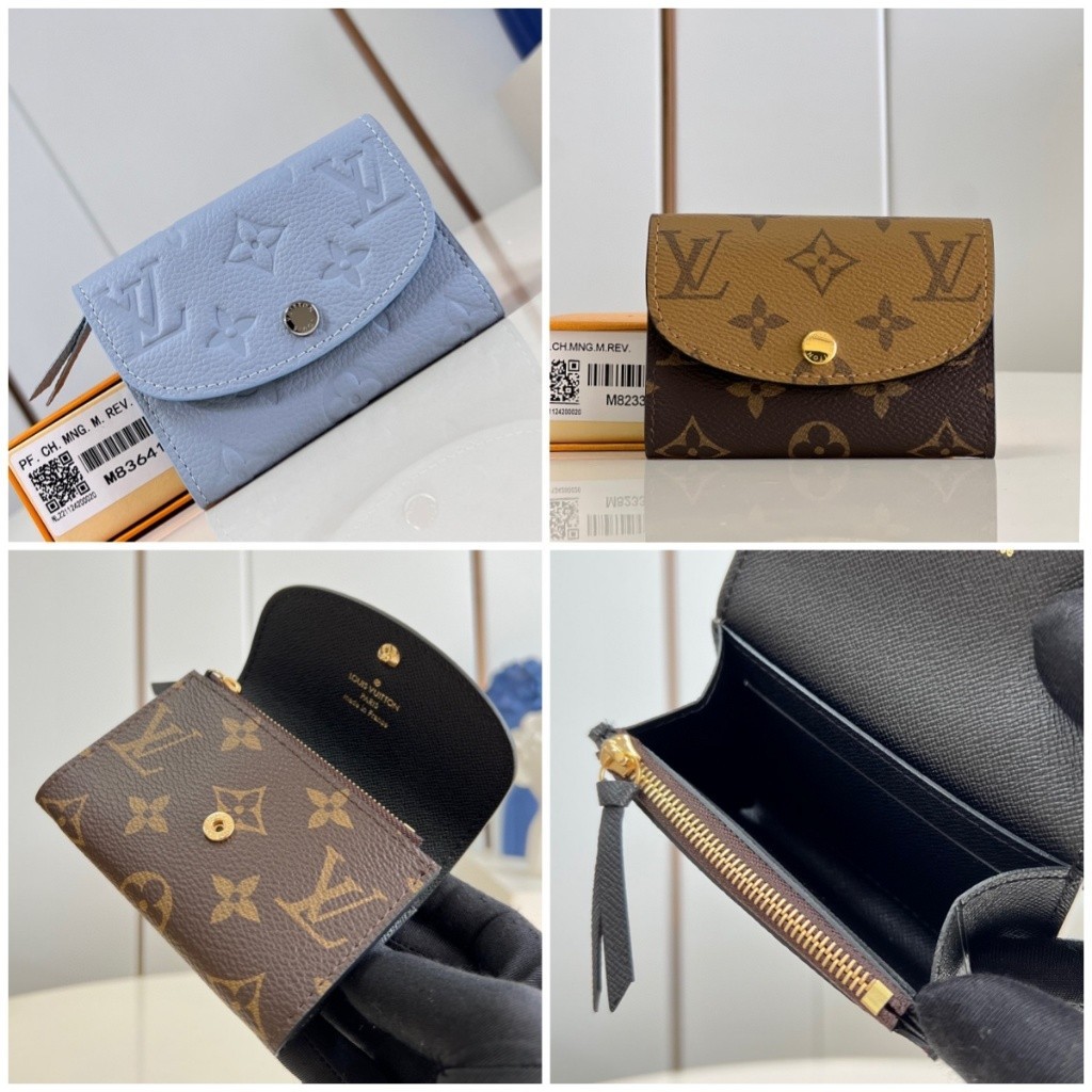 Pre order ราคา2500 LV หลุยส์ วิตตอง Louis Vuitton M81520 Rosalie กระเป๋าเศษสตางค์ coin purse size：1