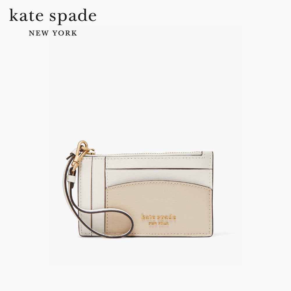 KATE SPADE NEW YORK MORGAN COLORBLOCKED COIN CARD CASE WRISTLET KG940 กระเป๋าคล้องข้อมือ