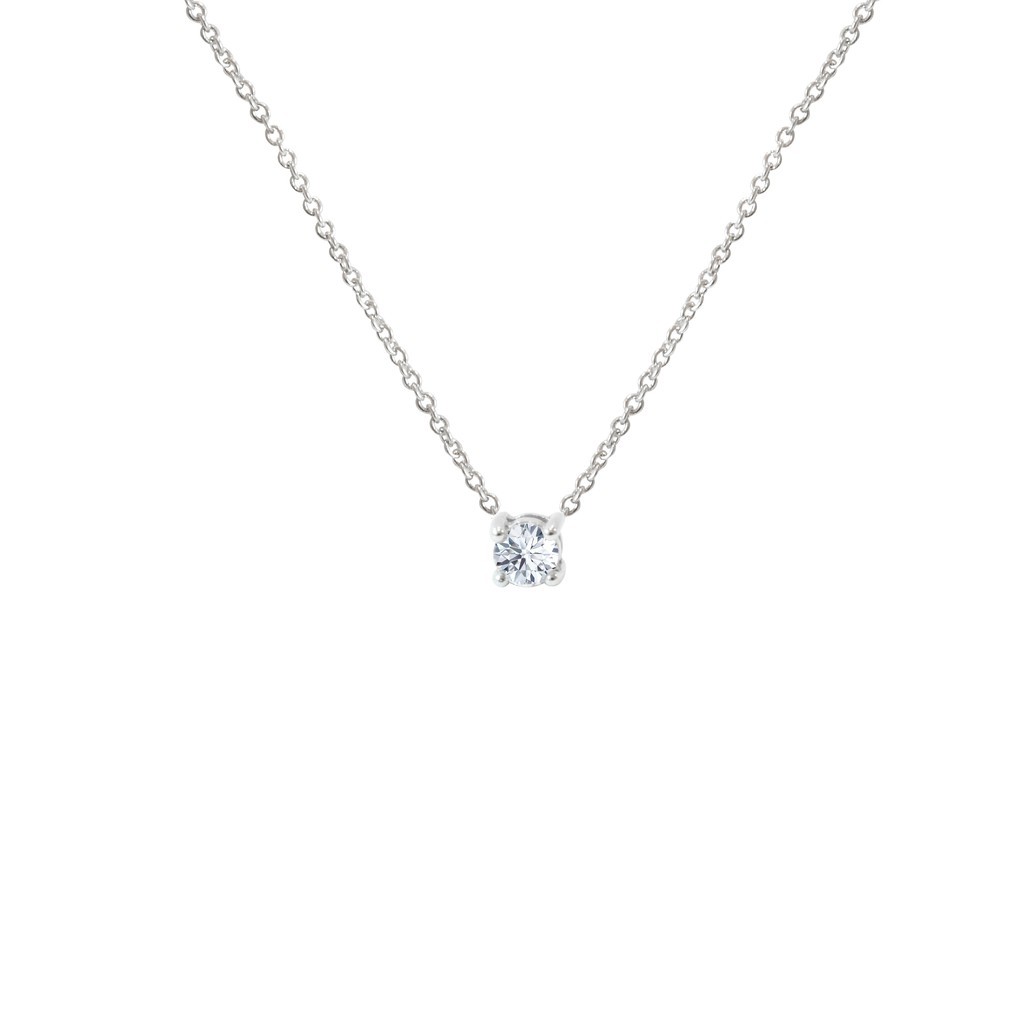 RAVIPA-SINGLE DIAMOND NECKLACE