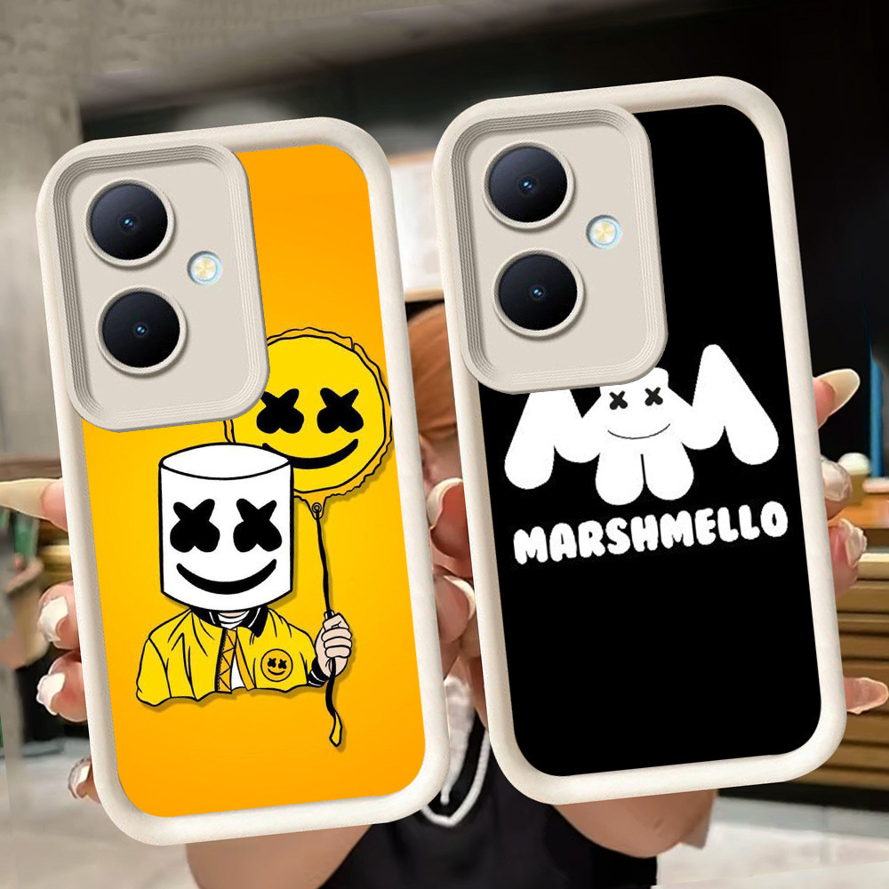 ปลอกอ่อนสําหรับ OPPO Reno 11 11F 13F 10 8T Pro 5G สีขาว Q2 Marshmallow