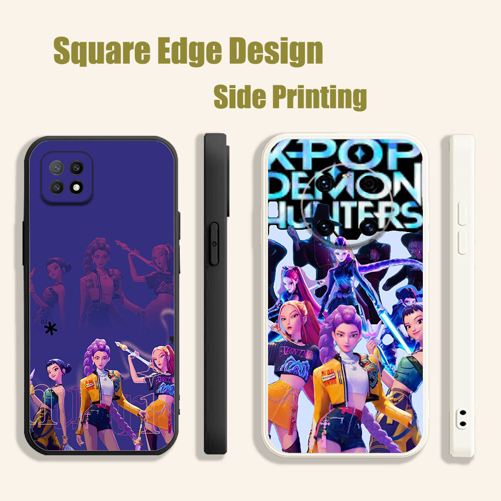 ปลอกสําหรับ OPPO Reno6 Reno 7 7z 5K A16E A16K A94 kpop นักล่าปีศาจ rumi zoy mira ความงาม FXT06 เคสโท