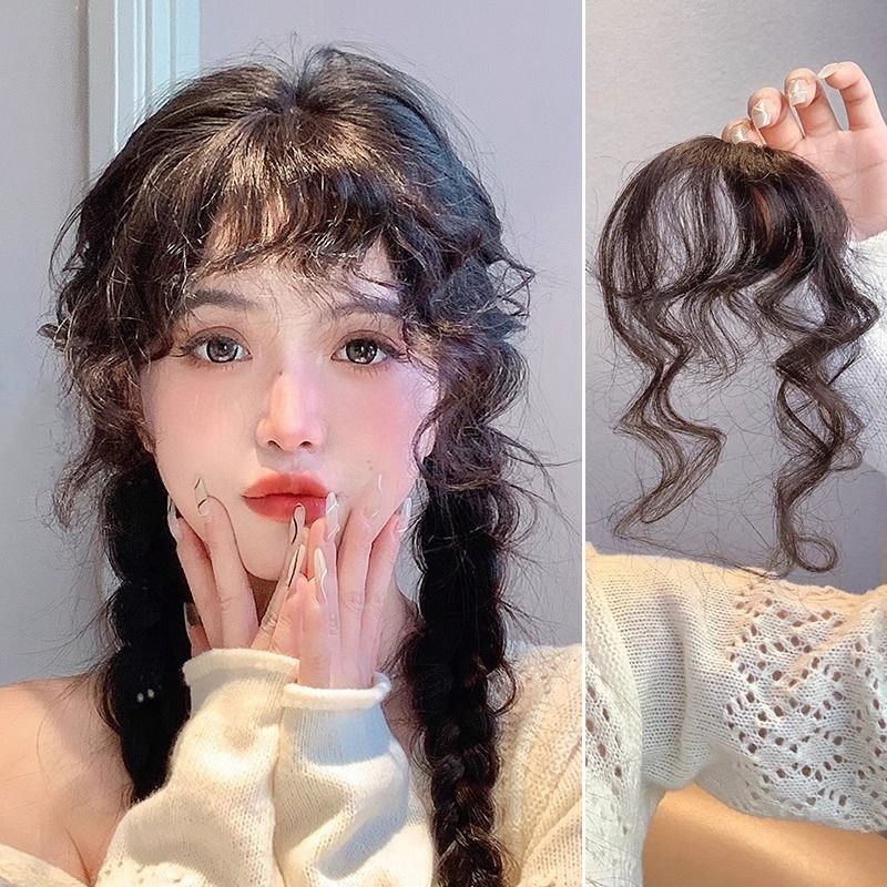 Bangs Wig Women Natural Prother Air Fake Bangs ขนสัตว์ที่ไร้รอยด