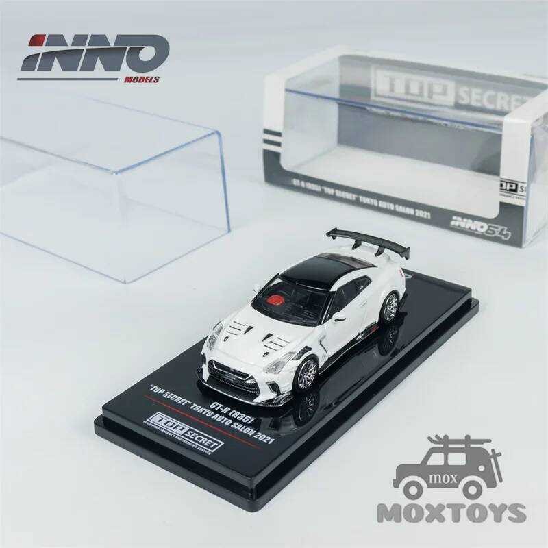 INNO 1:64 Gt-R (R35) TOP SECRET Tokyo Auto Salon2021 รถโมเดลdiecast
