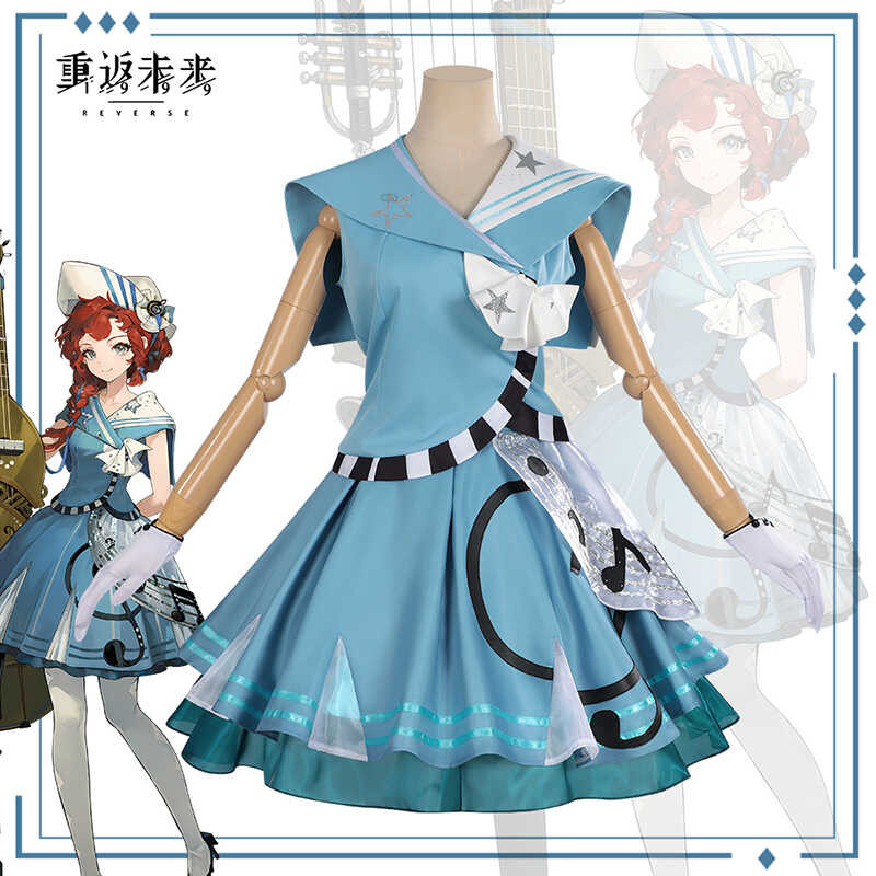 Uniform Barcarol Navy Dress สำหรับ cosplay จากเกม 1999cos