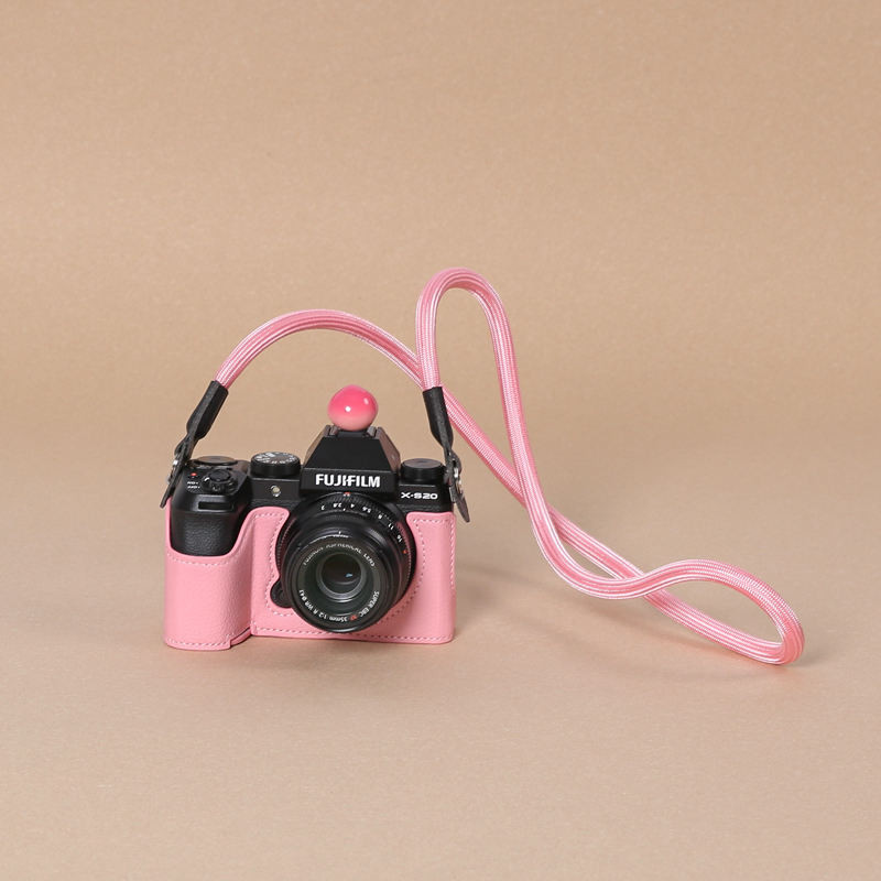 Spot Camera Case Camera Leather Case Base Camera Shoulder Strap เหมาะสําหรับ Fuji Xt30xs10xs20xt5 Ca