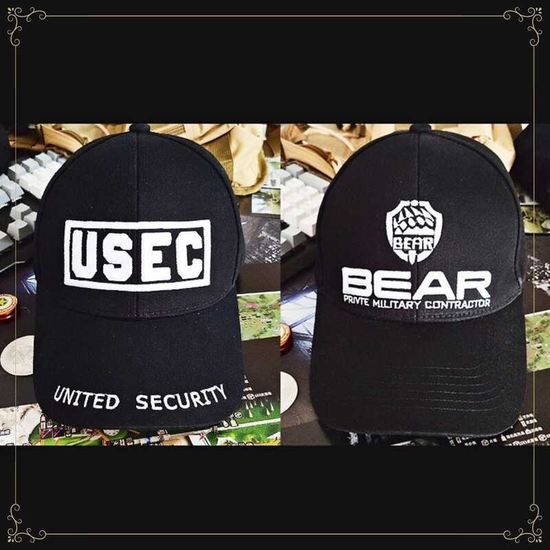 ❤ Escape From Tarkov Baseball USEC BEAR Basdball Adjustable Hip Hop Caps Sun Hat Cosplay Prop