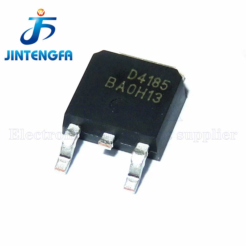 10PCS AOD4185 D4185 TO-252 40V 40A 62.5W DPK SMD P-Channel โหมดเพิ่มประสิทธิภาพ Field Effect ทรานซิส