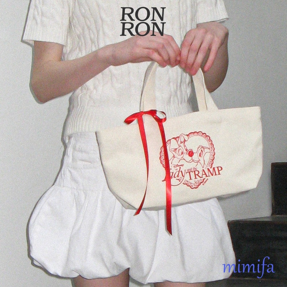 ♞,♘Ronron LADY AND THE TRAMP ECO TOTE BAG VER
