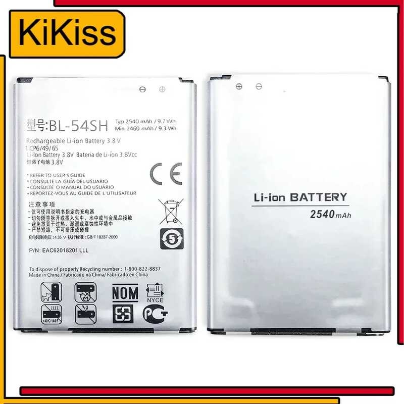 แบตเตอรี่ BL-54SH 2540mAh สำหรับ LG Optimus G3 เอาชนะ Mini G3 G3c B2MINI G3mini D724 D725 D728 D729 