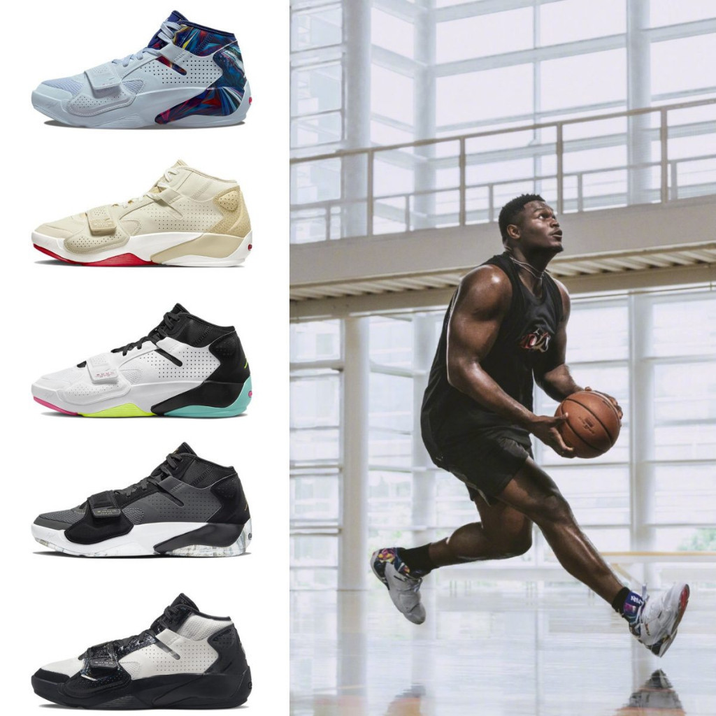 ฟิกเกอร์ Jordon Zion 2 PF GC ผู ้ ชายเทนนิส Shock Absorption สวมใส ่ รองเท ้ าบาสเก ็ ตบอล DV9969-0