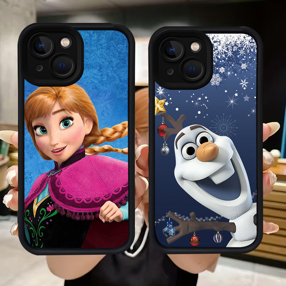 Q101 Frozen soft Casing สําหรับ iPhone 14 7 13 6s 6 8 Pro Max Plus