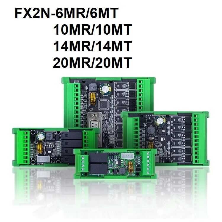 ❤ Fx2n-6Mr/10Mr/14Mr/20Mr 6Mt/10Mt/14Mt/20Mt PLC Board With Shell High-Speed Count Analog 2Ad 0