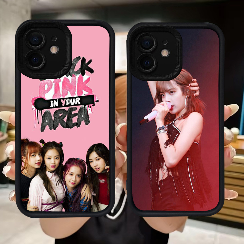 Q65 BLACKPINK Lisa soft Casing สําหรับ iPhone XS X 12 XR 11 Mini 15 Pro Max