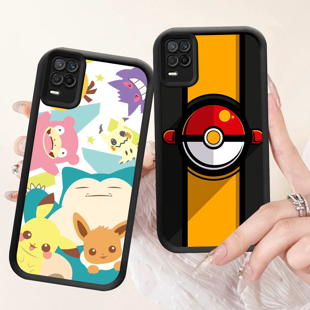 NA-67 Pokemon เคสกันกระแทกสําหรับ OPPO A54 Realme 8 8S Q3 V13 Narzo 30 Pro