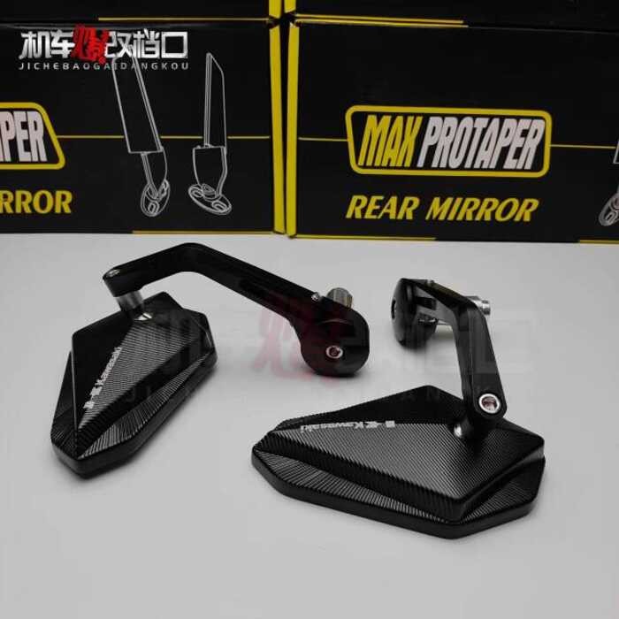 เหมาะสําหรับ Kawasaki Z1000 Z900 Z800 Z400 Z650 Handlebar กระจกมองหลัง ZH2 ดัดแปลง Reflector