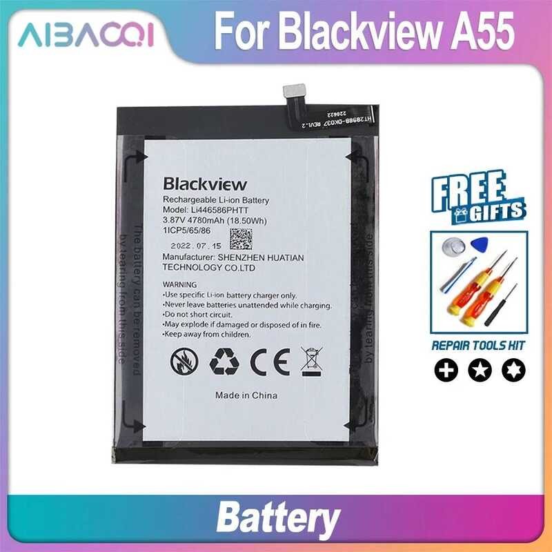 ▥ Aibaoqi แบตเตอรี่เดิมสําหรับ Blackview A53 A55 Bv6300 Pro โทรศัพท์มือถือ Bateria ด้วยเครื่องม