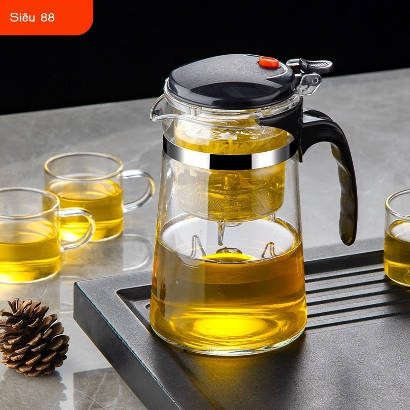 (มาใหม่) แก้วอุณหภูมิสูงหนานูนถ้วย Anti-Family Tea Brewer Tea Suting Sl Filter